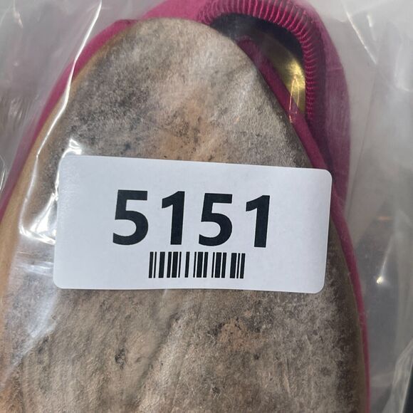 Prada Peep Toe Ballet Flats Women US 7.5 Pink Suede Bow Made in Italy 37.5 - Picture 11 of 11